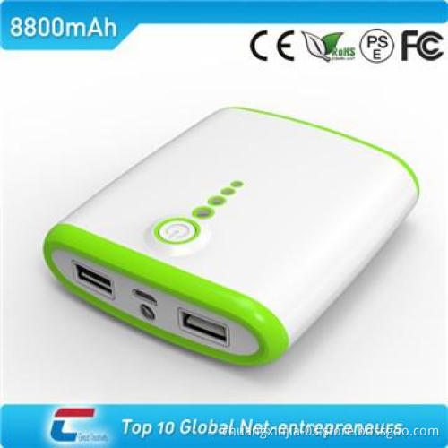 High capacity mobile phone charger with color light indicator